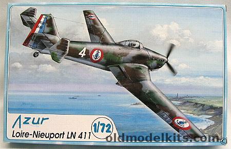 Azur 1/72 Loire-Nieuport LN-411 - (LN411), 007 plastic model kit